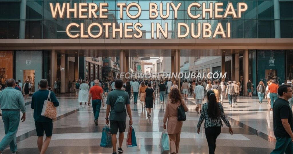 Budget shopping in Dubai for cheap clothes
