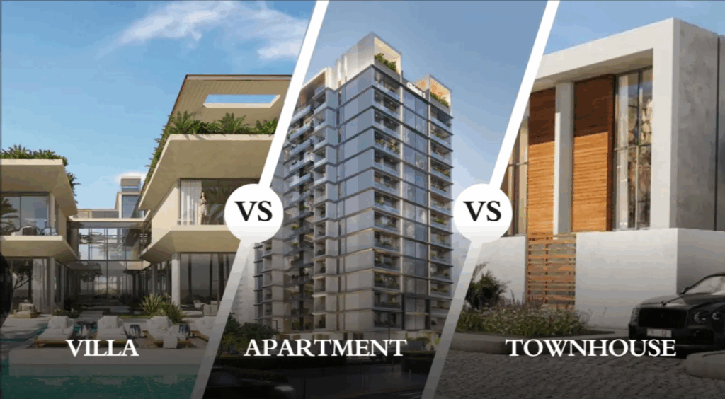 luxury apartment vs. a shared housing option