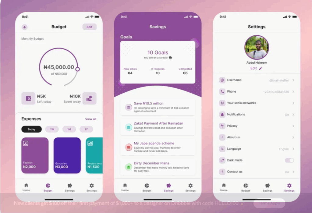 budgeting app