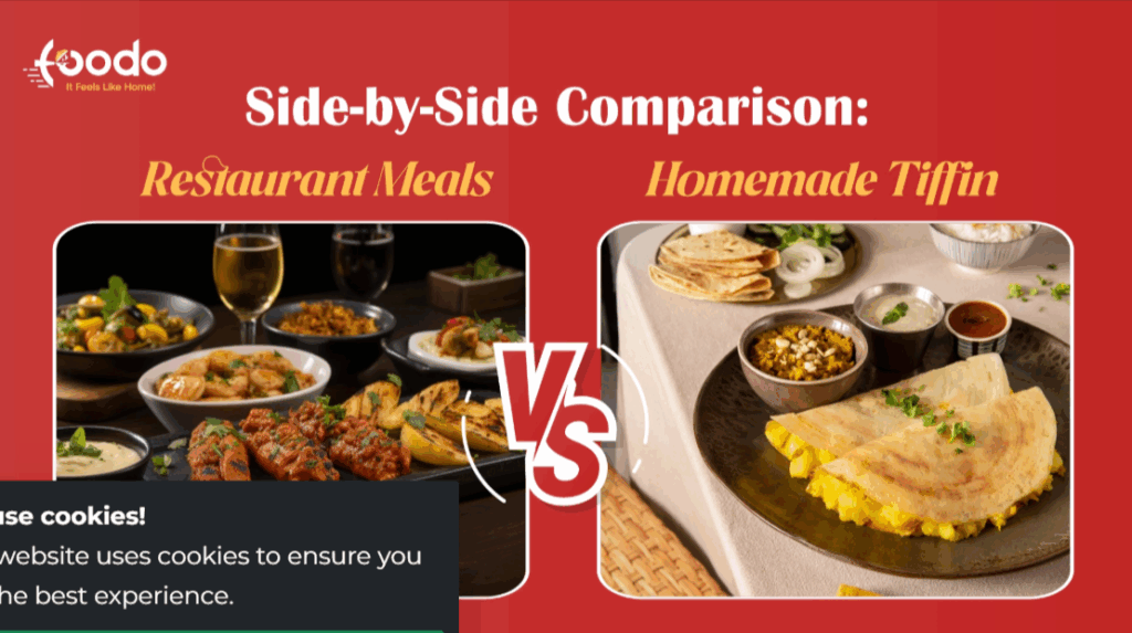 home-cooked meal vs restaurant plate