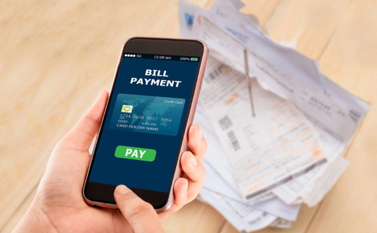 DEWA Smart App payment screen for online DEWA bill payment in Dubai