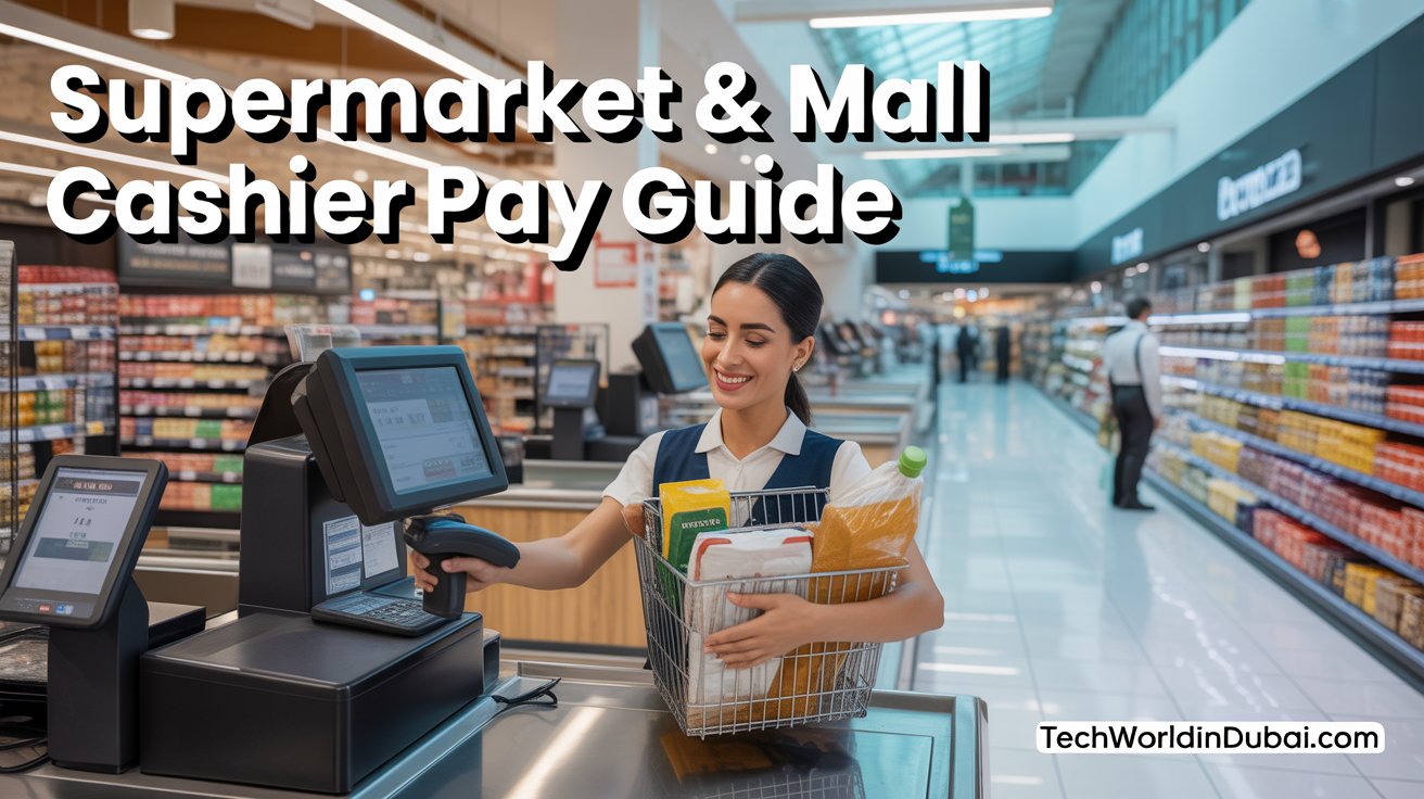 Cashier salary in Dubai for supermarkets and shopping malls