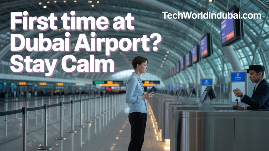 First time visitor facing Dubai airport immigration for the first time