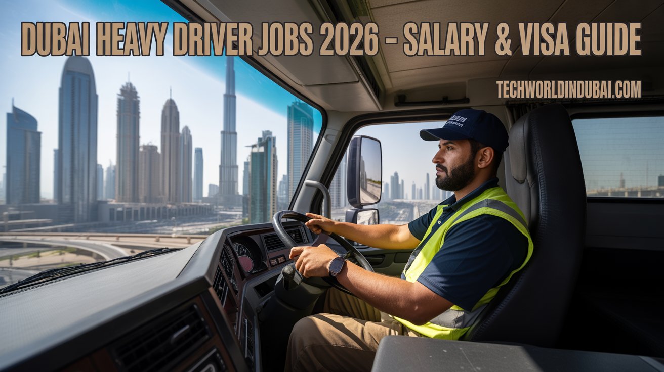 How to Apply for Heavy Driver Jobs in Dubai (Complete License & Visa Process 2026)